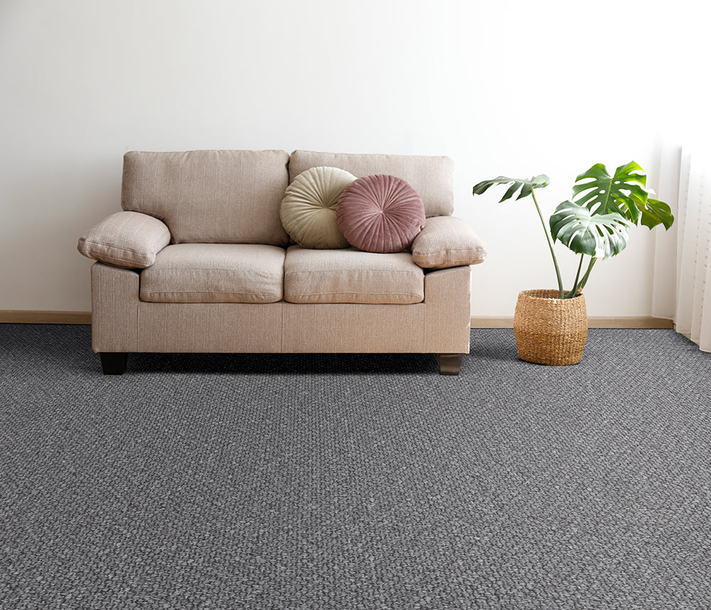 Furlong Gobi carpet Coyote roomset