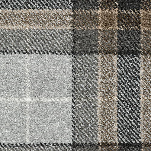 Stainfree Wilton Check - Chatsworth Silver